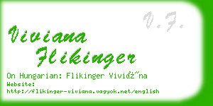 viviana flikinger business card